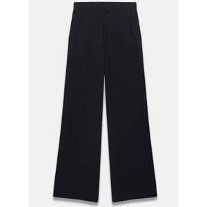 Mint Velvet Black Palazzo Wide Leg Trousers